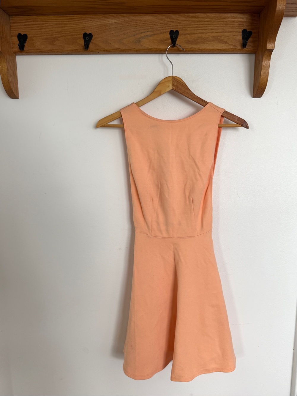 American Apparel Peach Skater Dress